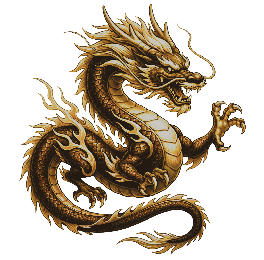 Golden Dragon Background